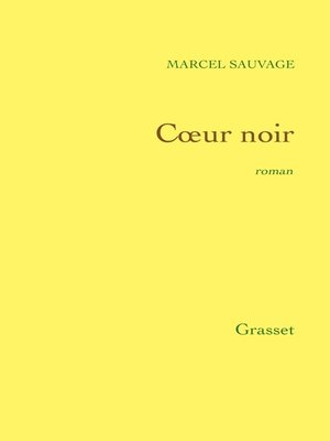 cover image of Coeur noir
